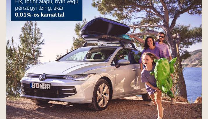 0,01% THM - a megjelölt Volkswagen modelleinkre 