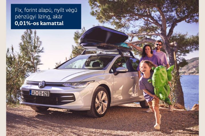 0,01% THM - a megjelölt Volkswagen modelleinkre 